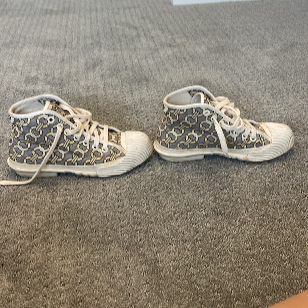 Tory Burch High Top Sneaker Size 9M - Picture 3 of 4